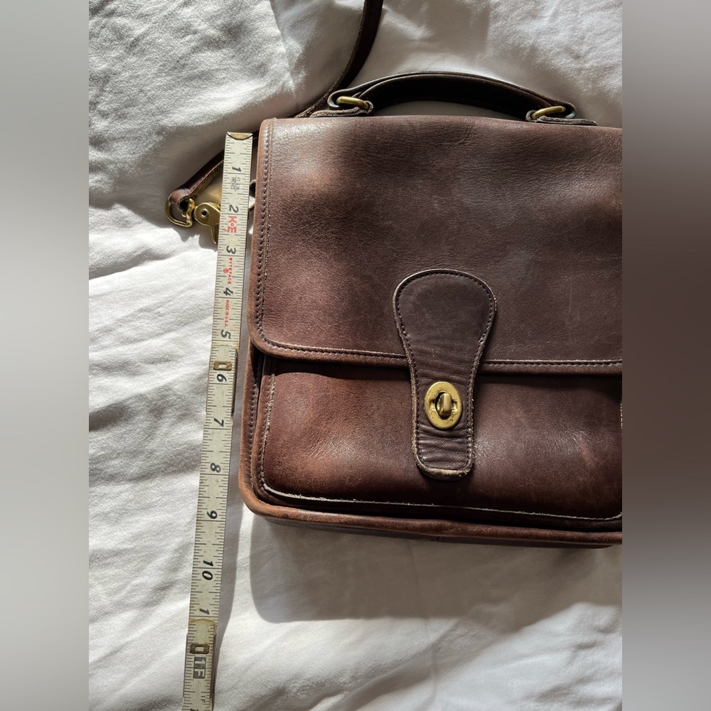 Coach vintage brown leather bag